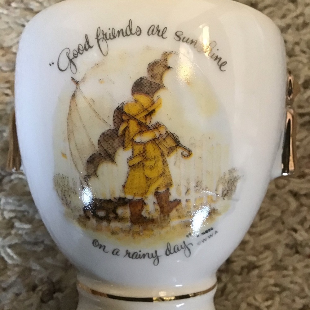 FINAL SALE Vintage Holly Hobbie Porcelain Cup, Made in Japan (4”)